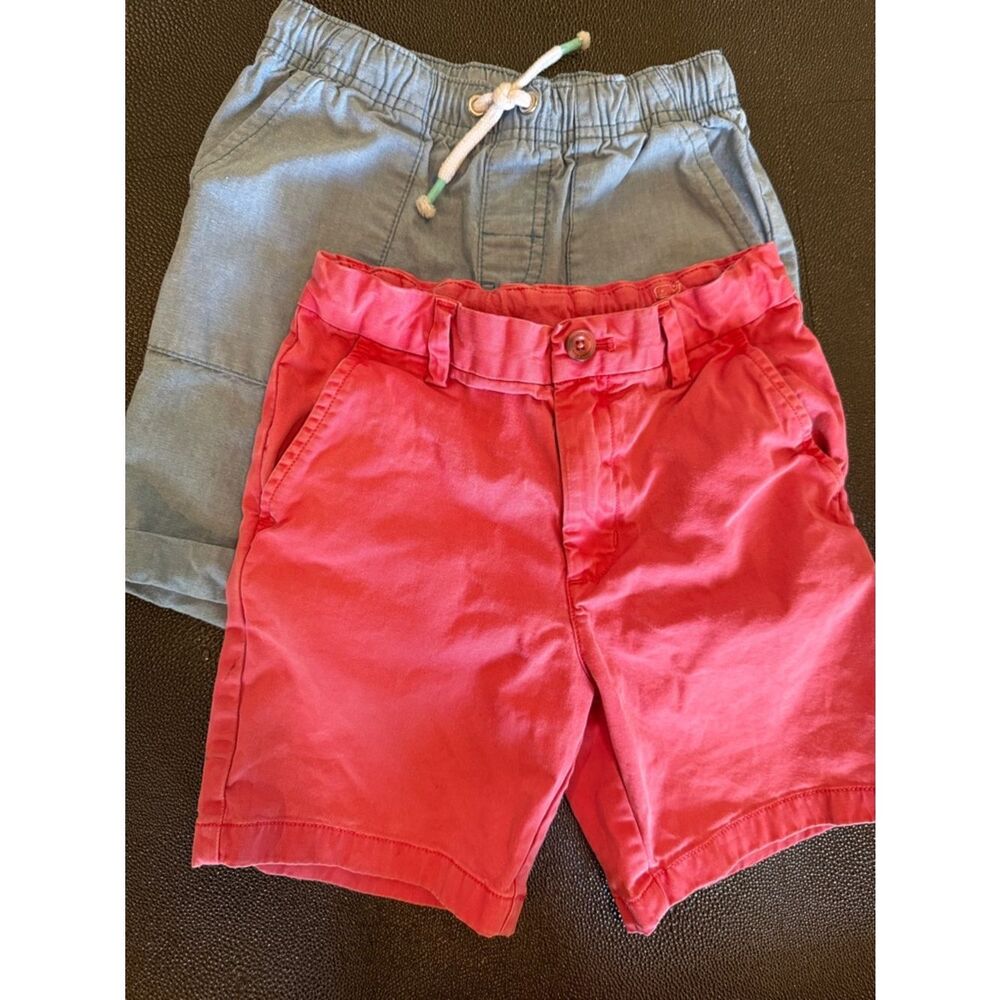 Vineyard Vines and Cat& Jack Kids Shorts in Coral and Light Blue size 6-5